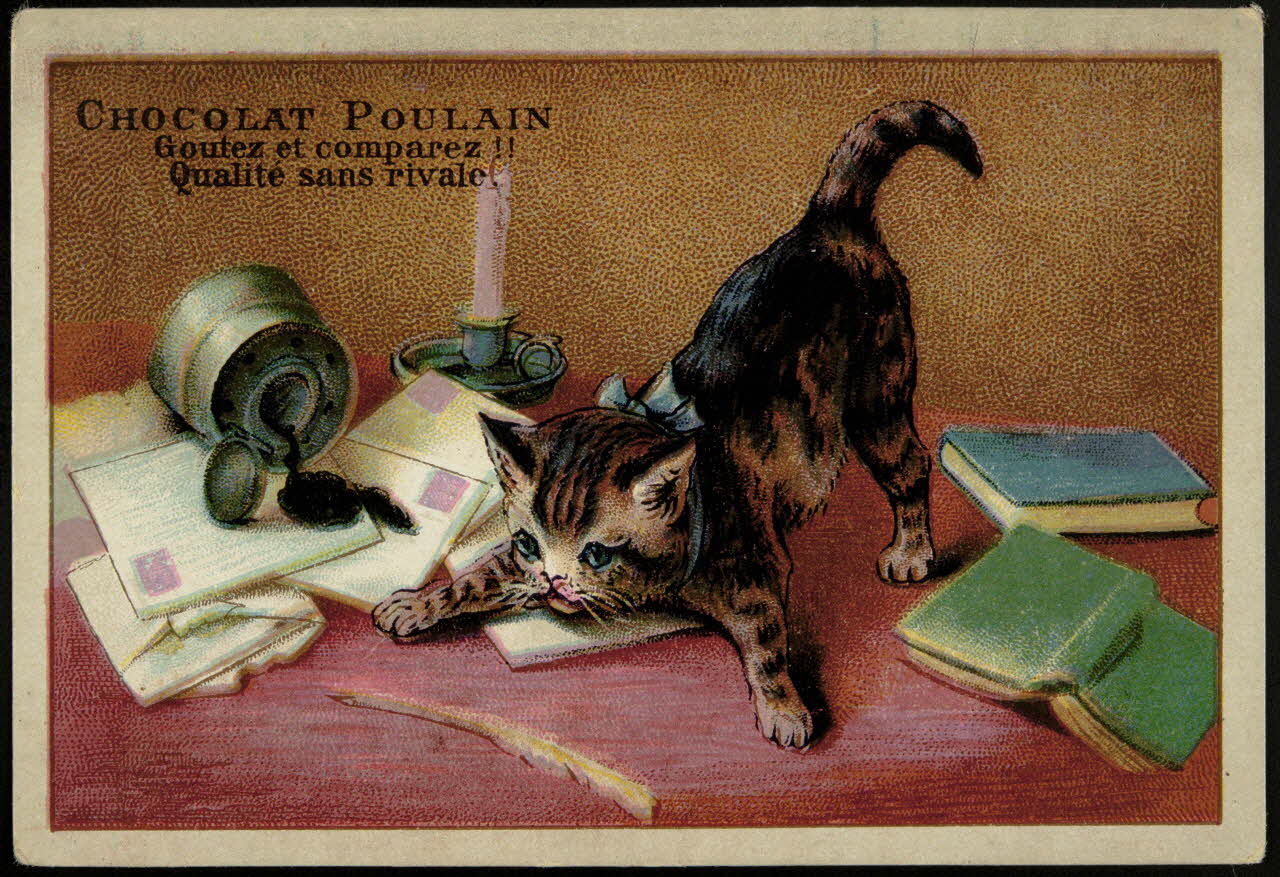 Gombert carte réclame chromo Paris 1890-1914 1995.1.3707.1 Photo