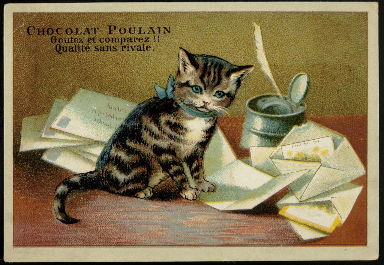 Gombert carte réclame chromo Paris 1890-1914 1995.1.3707.2 Photo