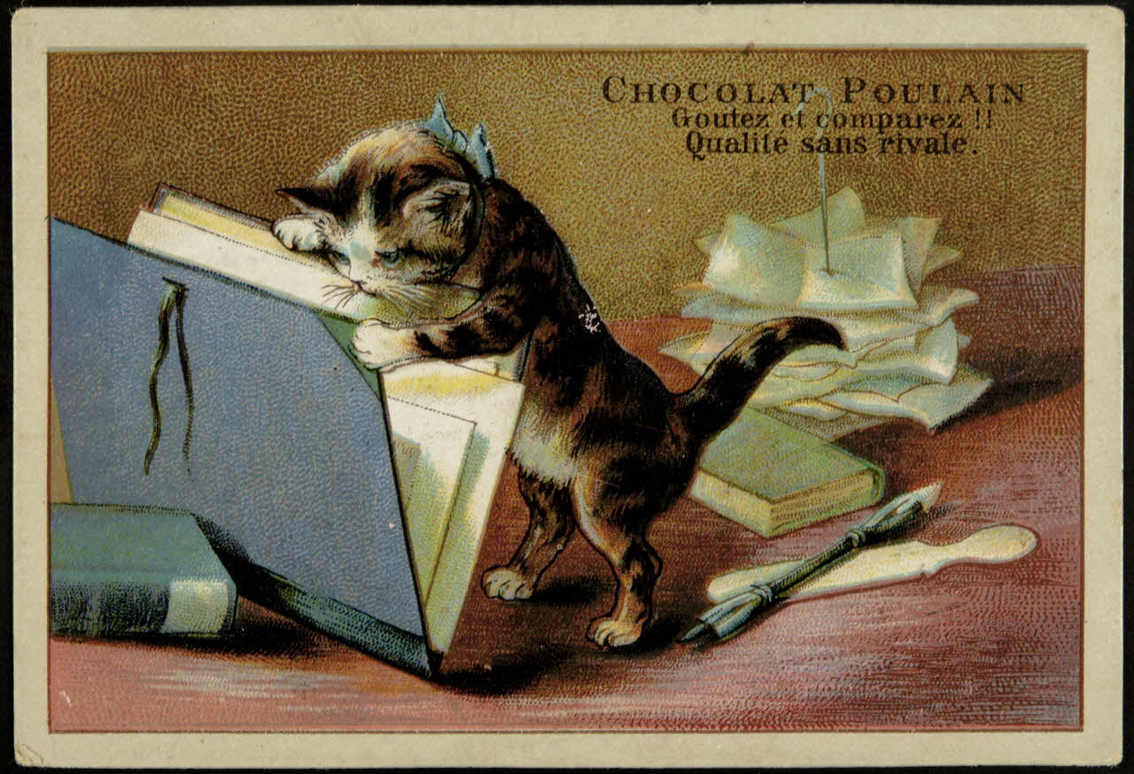 Gombert carte réclame chromo Paris 1890-1914 1995.1.3707.3 Photo