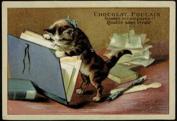 Gombert carte réclame chromo Paris 1890-1914 1995.1.3707.3  Photo