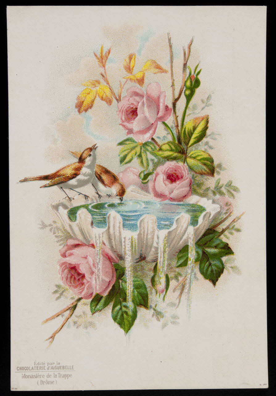 Gombert / Editions de la Chocolaterie d'Aiguebelle carte réclame chromo Aiguebelle 1890-1914 1995.1.3764.1 Photo