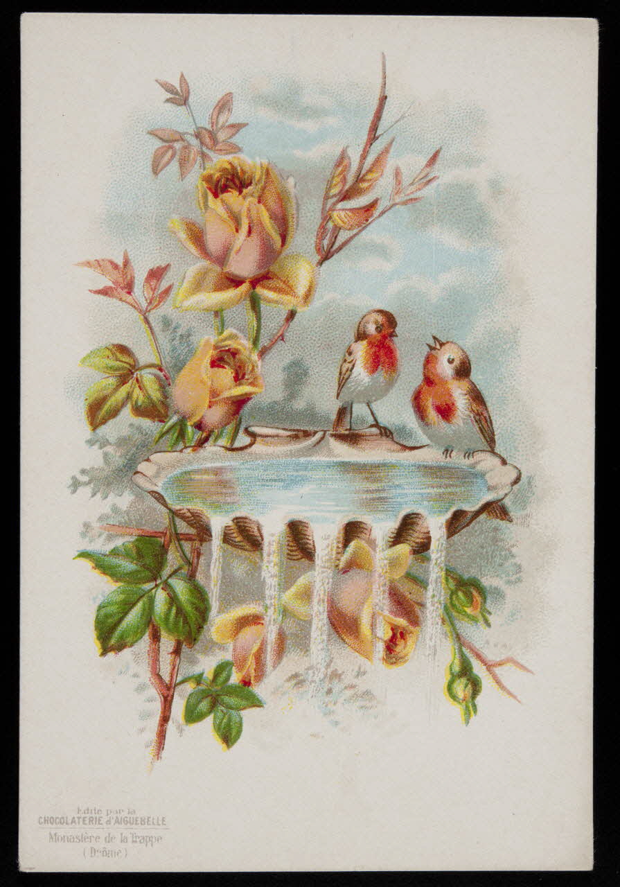 Gombert / Editions de la Chocolaterie d'Aiguebelle carte réclame chromo Aiguebelle 1890-1914 1995.1.3764.2 Photo