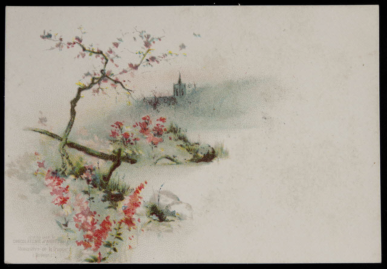 Gombert / Editions de la Chocolaterie d'Aiguebelle carte réclame chromo Aiguebelle 1890-1914 1995.1.3771.1 Photo