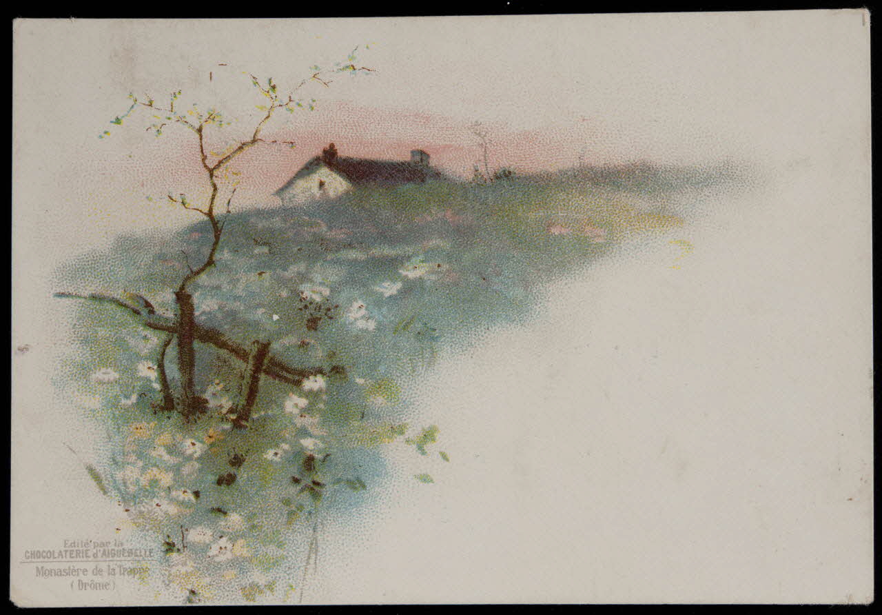 Gombert / Editions de la Chocolaterie d'Aiguebelle carte réclame chromo Aiguebelle 1890-1914 1995.1.3771.2 Photo