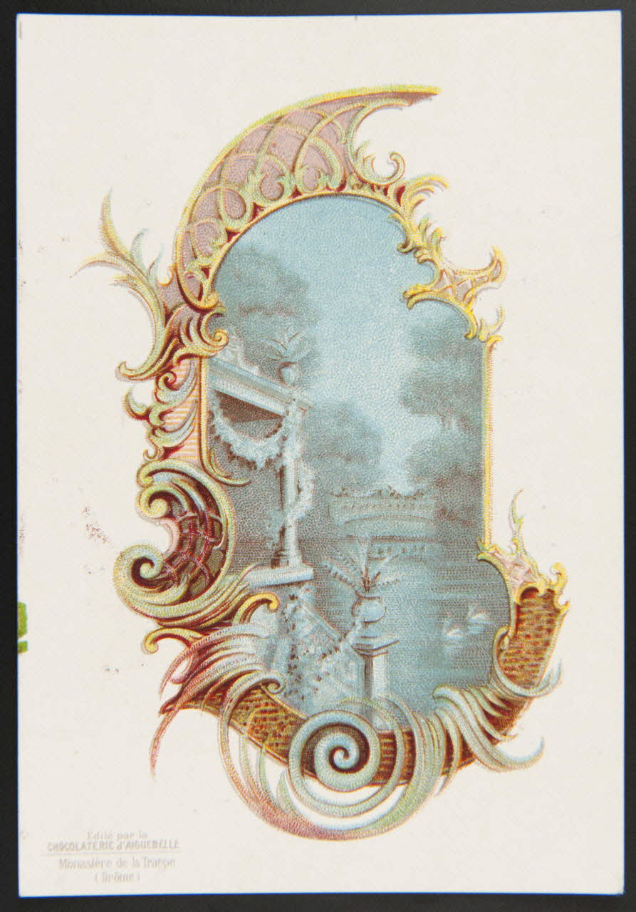 Gombert / Editions de la Chocolaterie d'Aiguebelle carte réclame chromo Aiguebelle 1890-1914 1995.1.3776.1 Photo