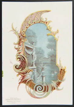 Gombert / Editions de la Chocolaterie d'Aiguebelle carte réclame chromo Aiguebelle 1890-1914 1995.1.3776.1 Photo