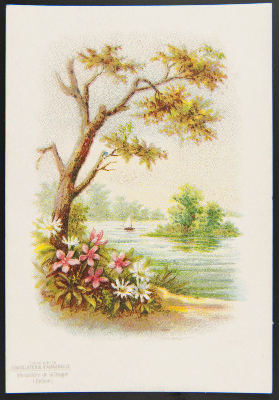 Gombert / Editions de la Chocolaterie d'Aiguebelle carte réclame chromo Aiguebelle 1890-1914 1995.1.3777.1 Photo