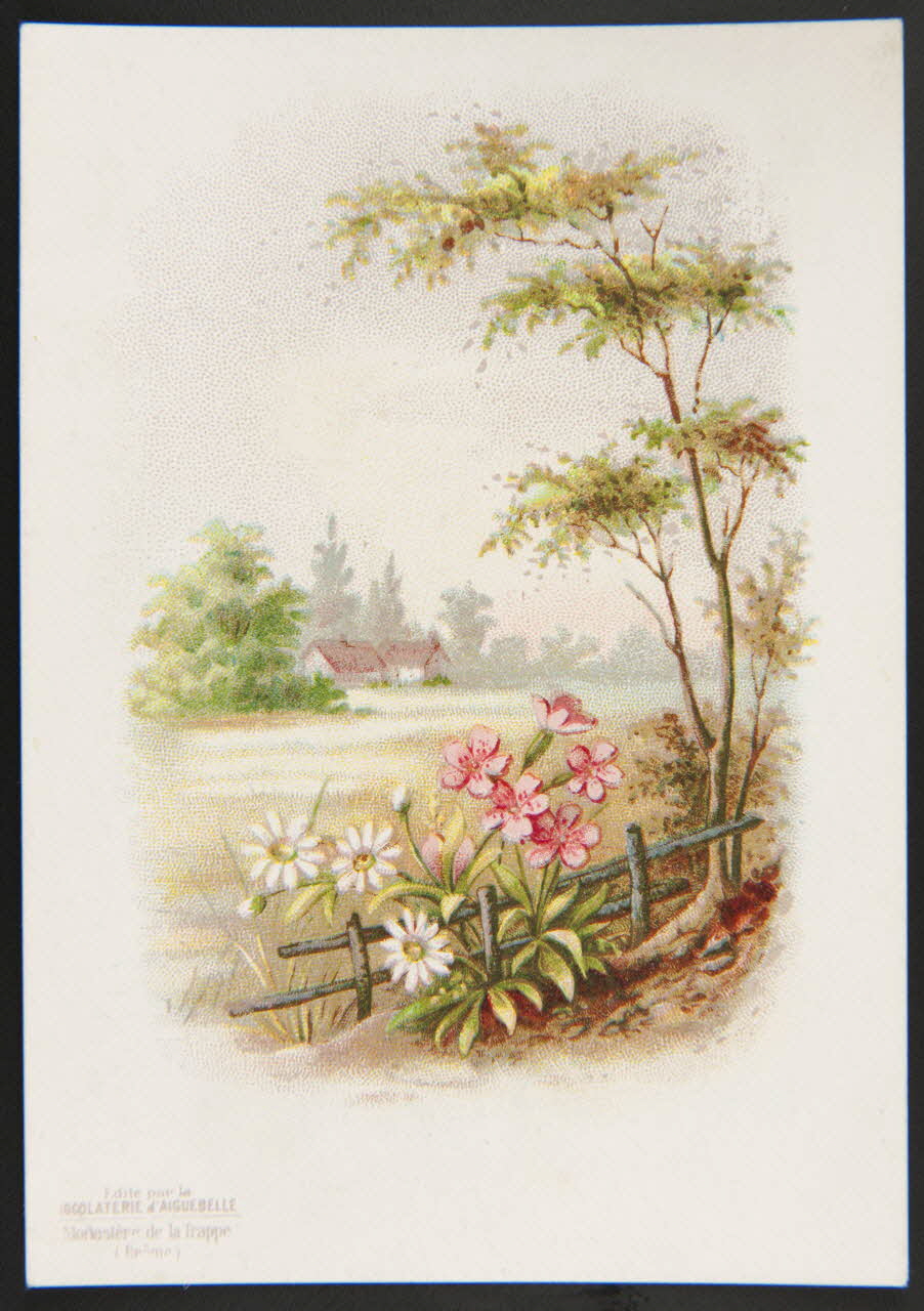 Gombert / Editions de la Chocolaterie d'Aiguebelle carte réclame chromo Aiguebelle 1890-1914 1995.1.3777.2 Photo