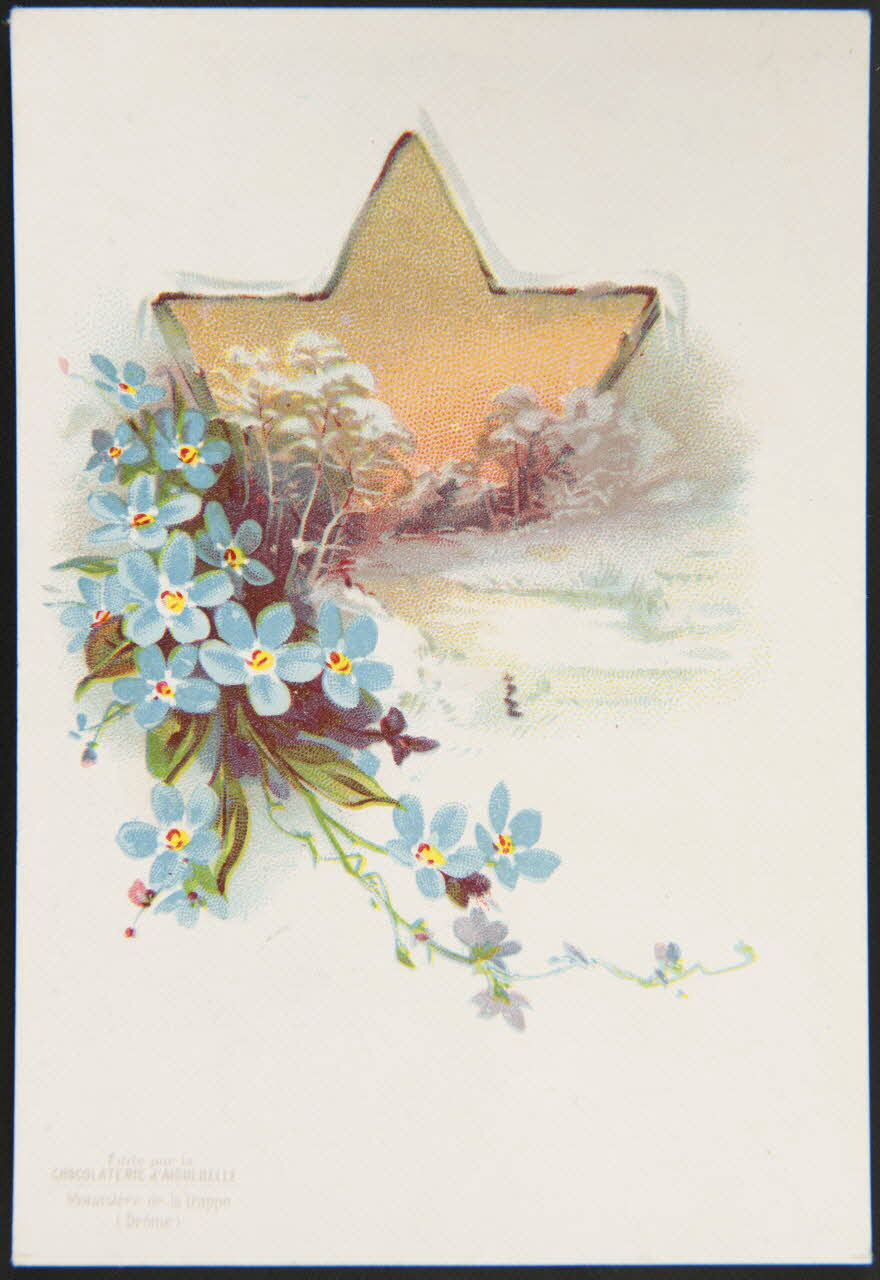 Gombert / Editions de la Chocolaterie d'Aiguebelle carte réclame chromo Aiguebelle 1890-1914 1995.1.3778.2 Photo