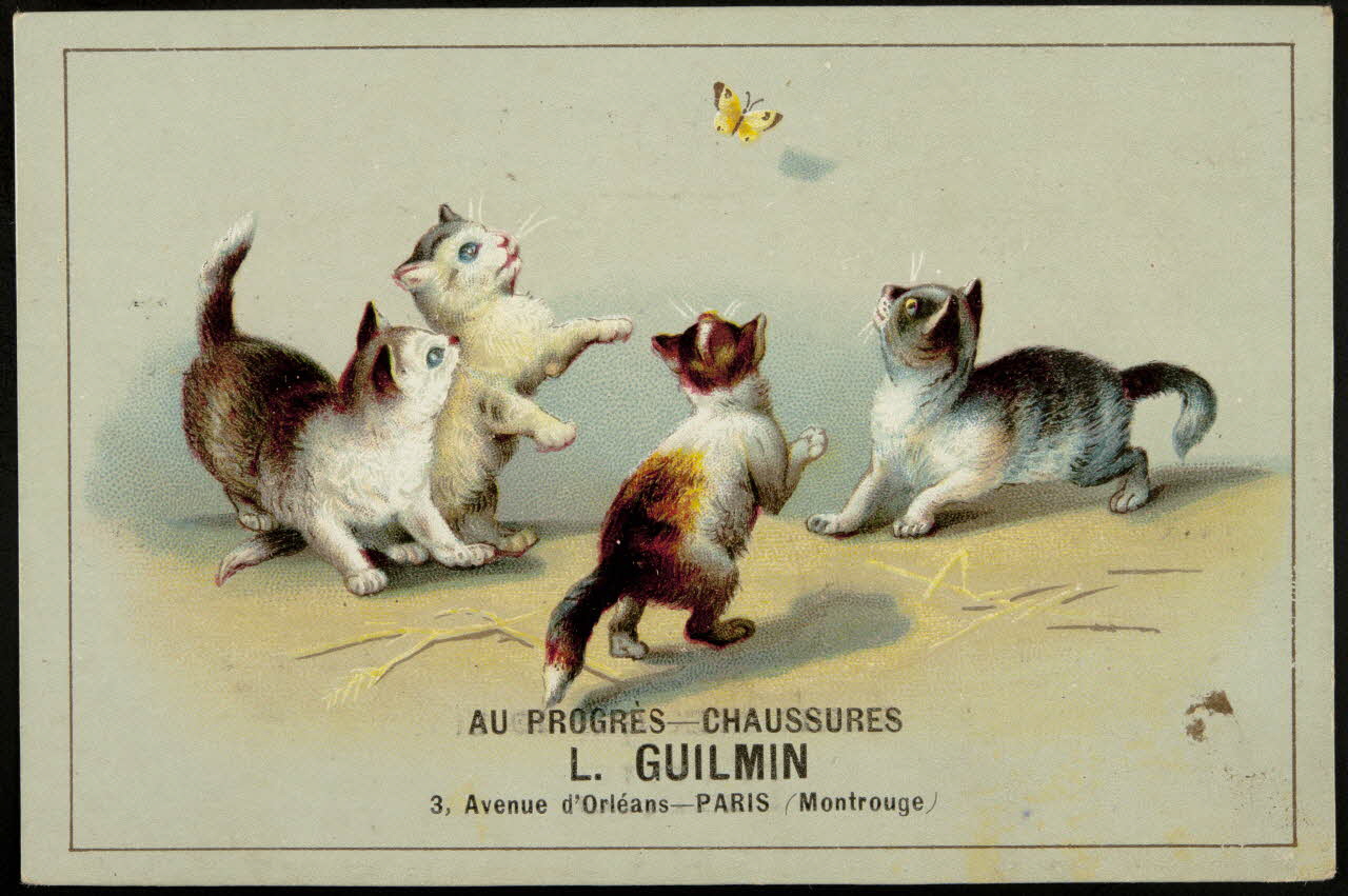 Gombert carte réclame chromo Paris 1890-1914 1995.1.3784.1 Photo