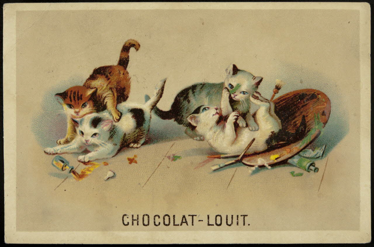 Gombert carte réclame chromo Paris 1890-1914 1995.1.3784.2 Photo