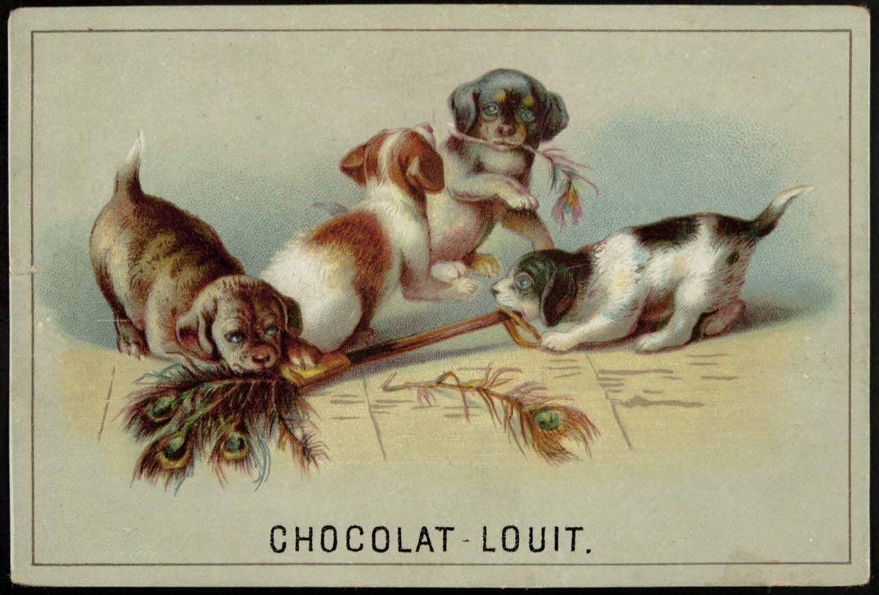 Gombert carte réclame chromo Paris 1890-1914 1995.1.3784.3 Photo