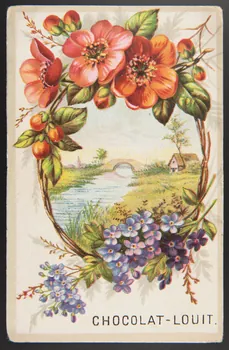 Gombert carte réclame chromo Paris 1890-1914 1995.1.3787.1 Photo