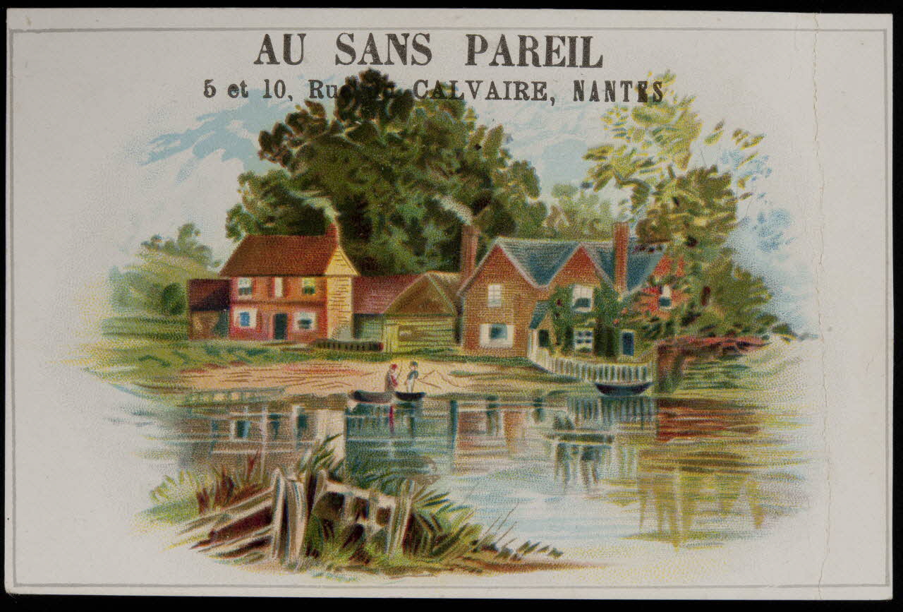 Gombert carte réclame chromo Paris 1890-1914 1995.1.3810.1 Photo
