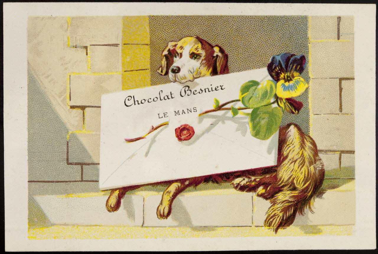Gombert carte réclame chromo Roubaix 1890-1914 1995.1.3821.1 Photo