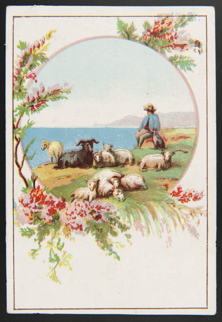Gombert (éditeur), Dufour L. carte réclame chromo Reims 1890-1914 1995.1.3845.1 Photo