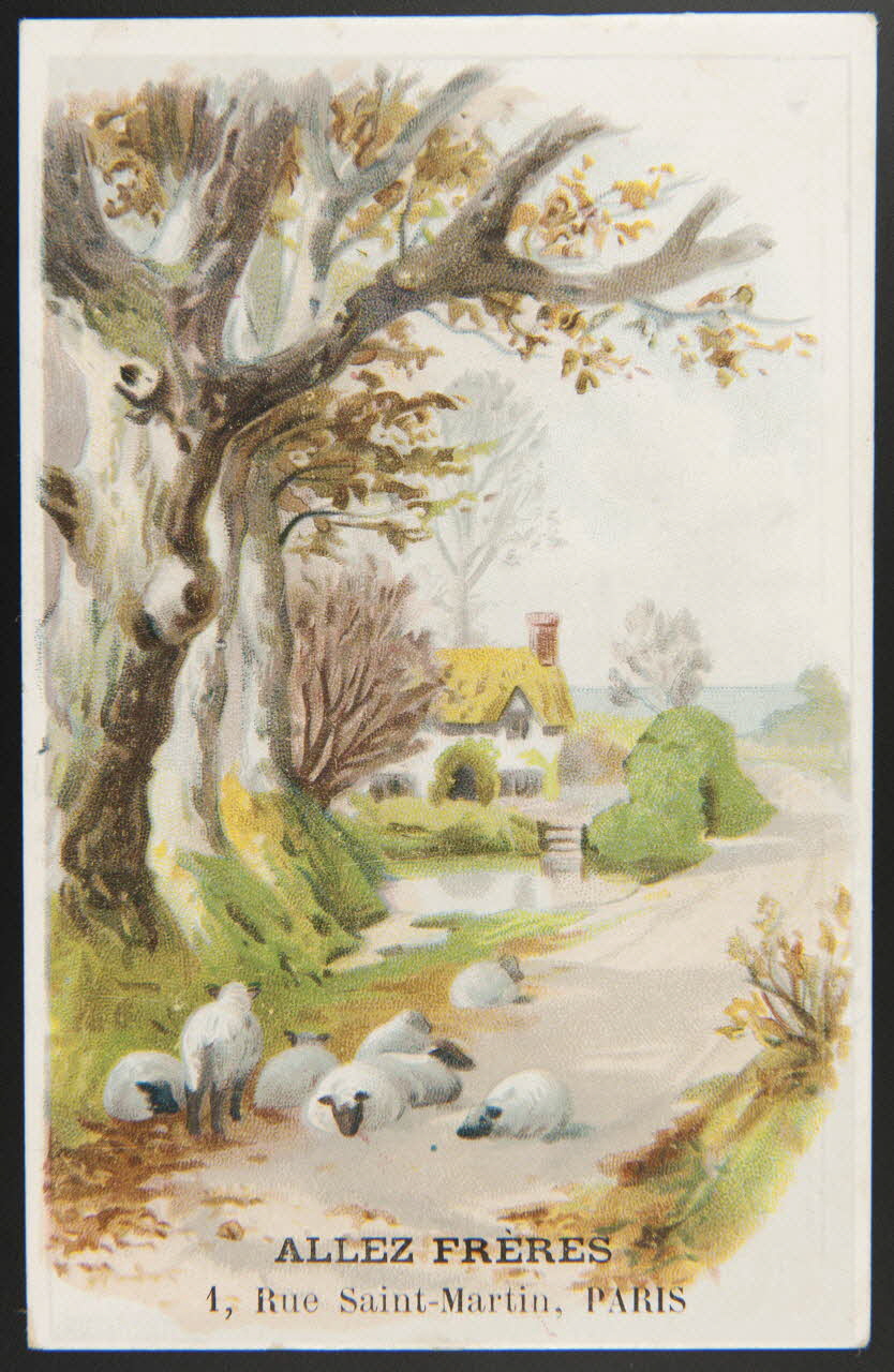 Gombert (éditeur), Lessertisseux carte réclame chromo Paris 1890-1914 1995.1.3847.1 Photo