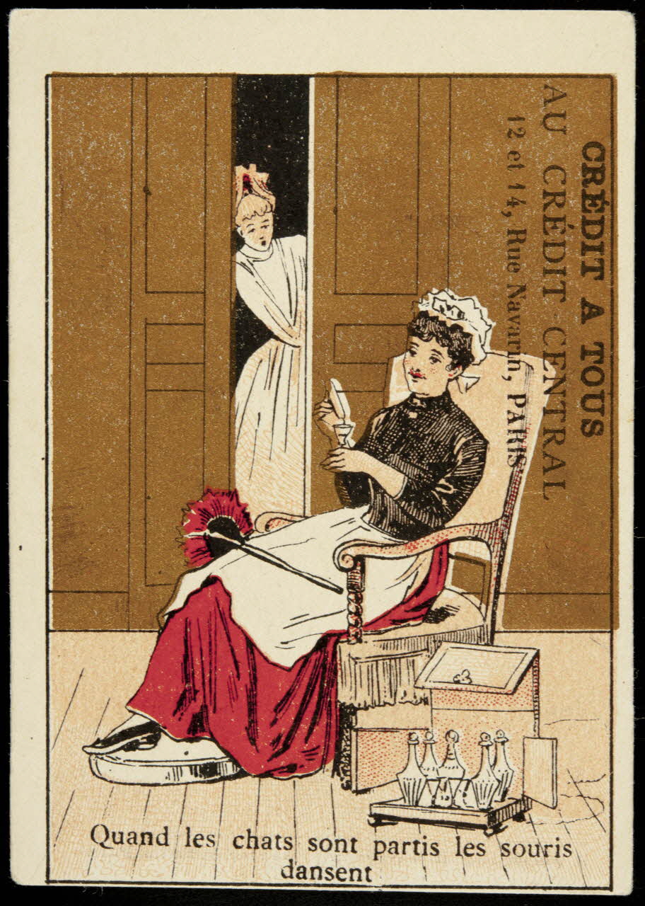 Dessain ; H. Reverchon carte réclame chromo Liège 1914 1995.1.3903.3 Photo