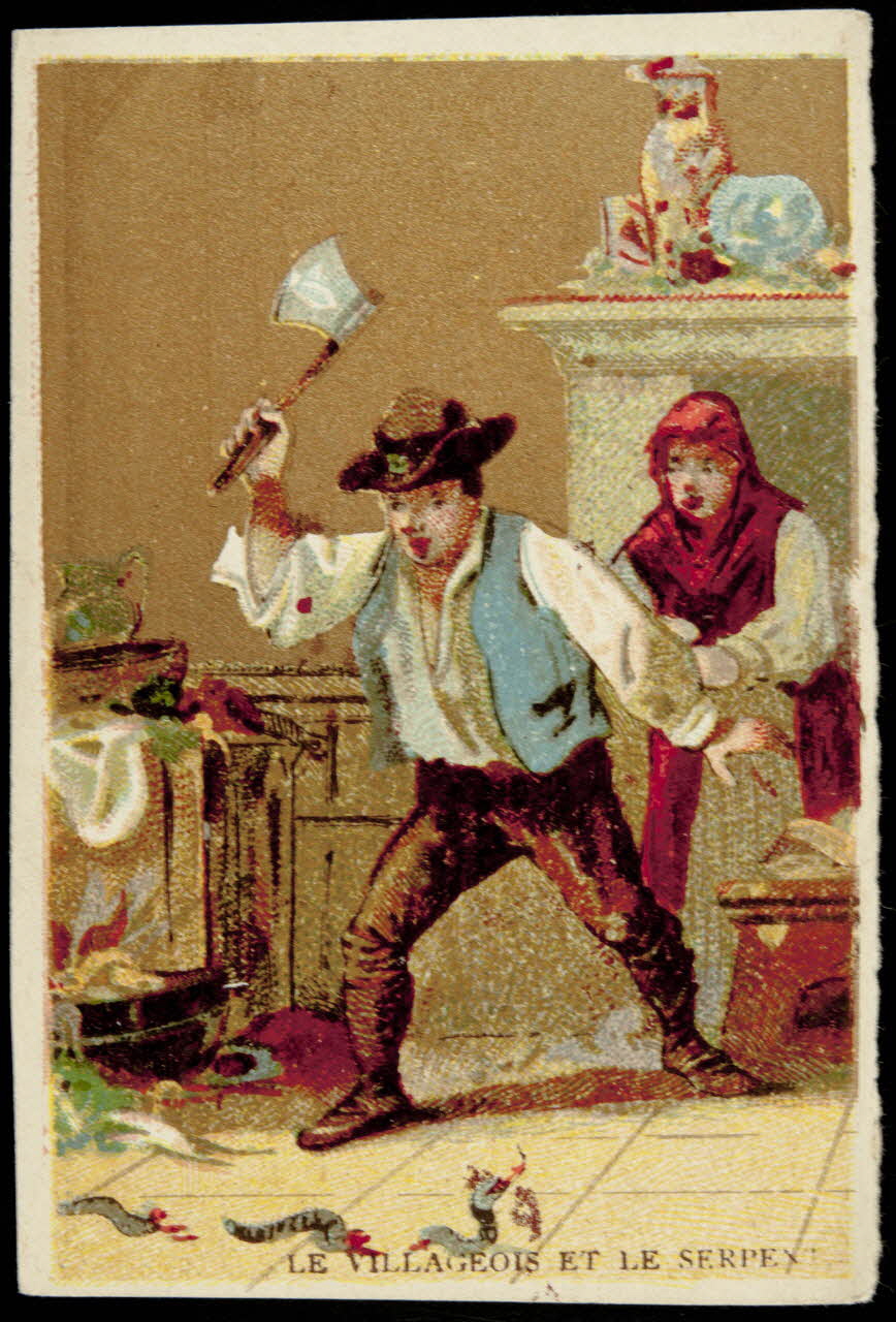 Dessain carte réclame chromo Liège 1914 1995.1.3906.20 Photo