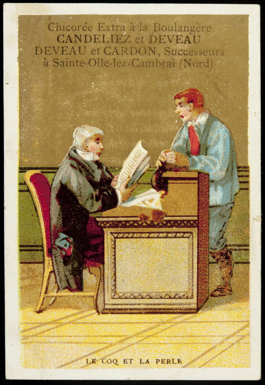 Dessain carte réclame chromo Liège 1914 1995.1.3906.4 Photo