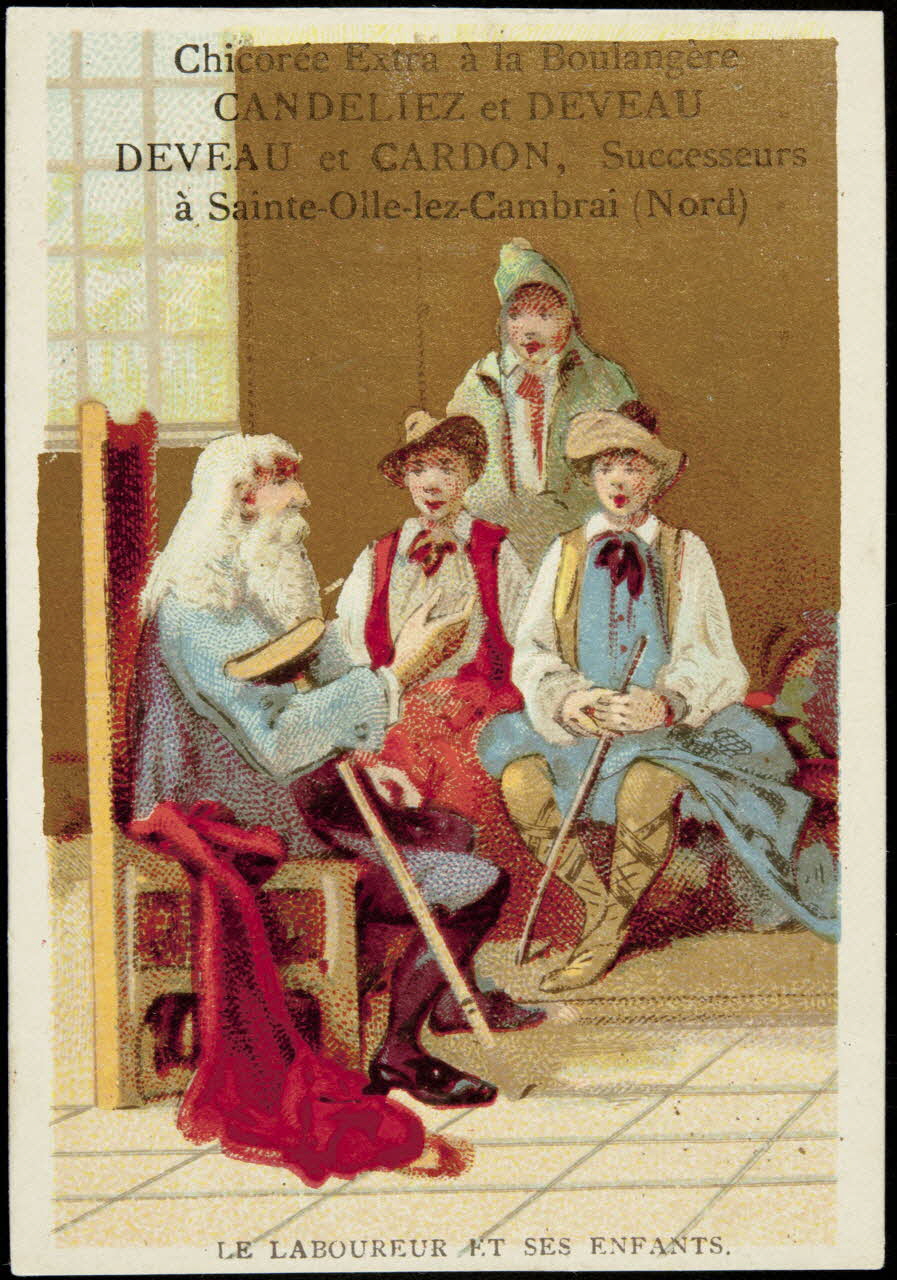 Dessain carte réclame chromo Liège 1914 1995.1.3906.9 Photo