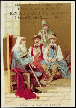 Dessain carte réclame chromo Liège 1914 1995.1.3906.9  Photo
