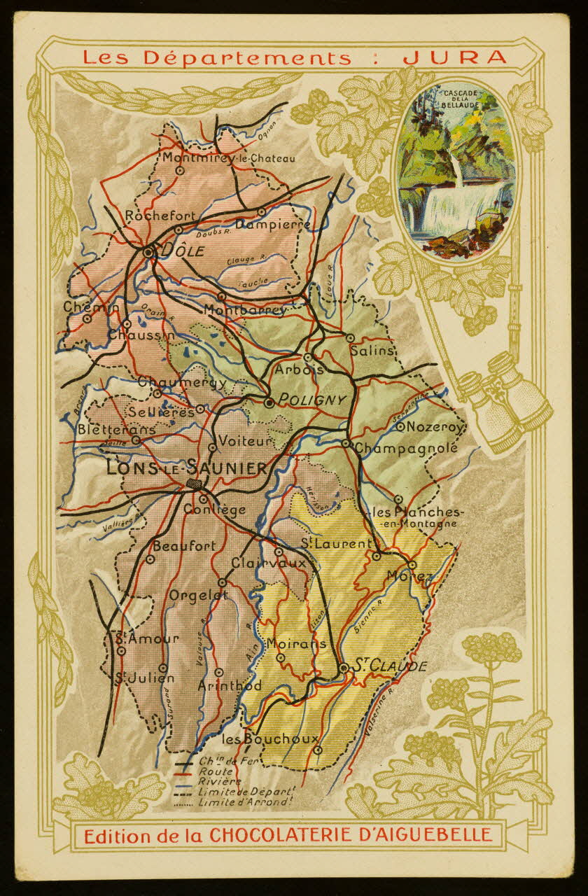 Edition de la Chocolaterie d'Aiguebelle carte réclame chromo 1900 1995.1.3907.40 Photo