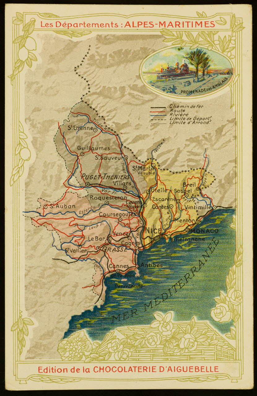 Edition de la Chocolaterie d'Aiguebelle carte réclame chromo 1900 1995.1.3907.7 Photo