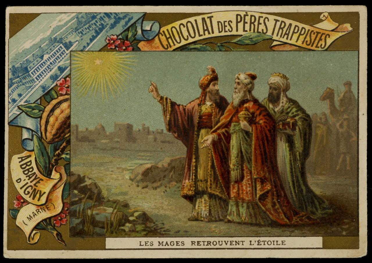 Romanet ; Henry Petit carte réclame chromo Paris 1900 1995.1.3914.1 Photo