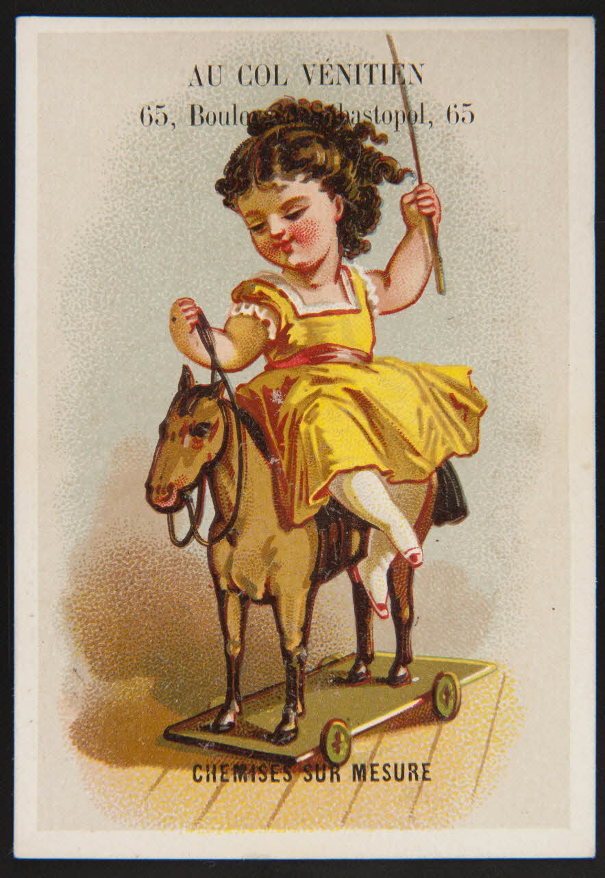 Hamelin (éditeur), Thoma carte réclame chromo Paris 1870 1995.1.3927.6 Photo