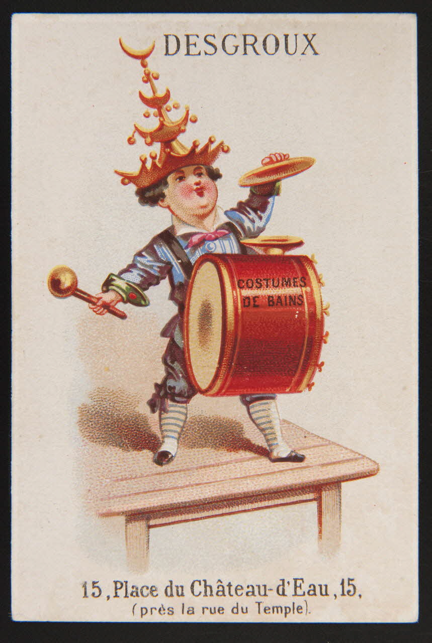 Hamelin carte réclame chromo Paris 1870 1995.1.3928.3 Photo