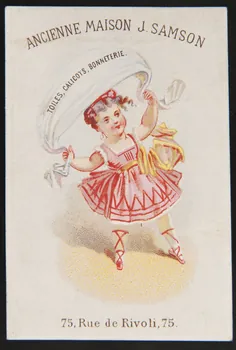 Hamelin carte réclame chromo Paris 1870 1995.1.3928.9 Photo