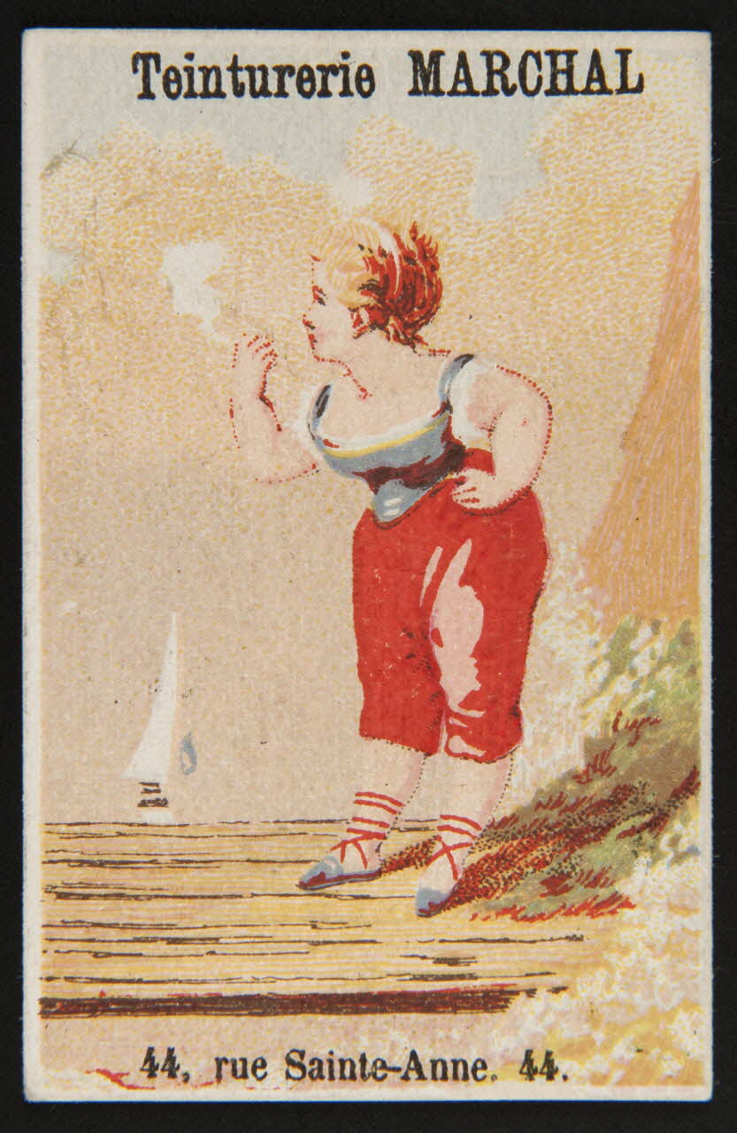 Hamelin carte réclame chromo Paris 1870 1995.1.3931.6 Photo