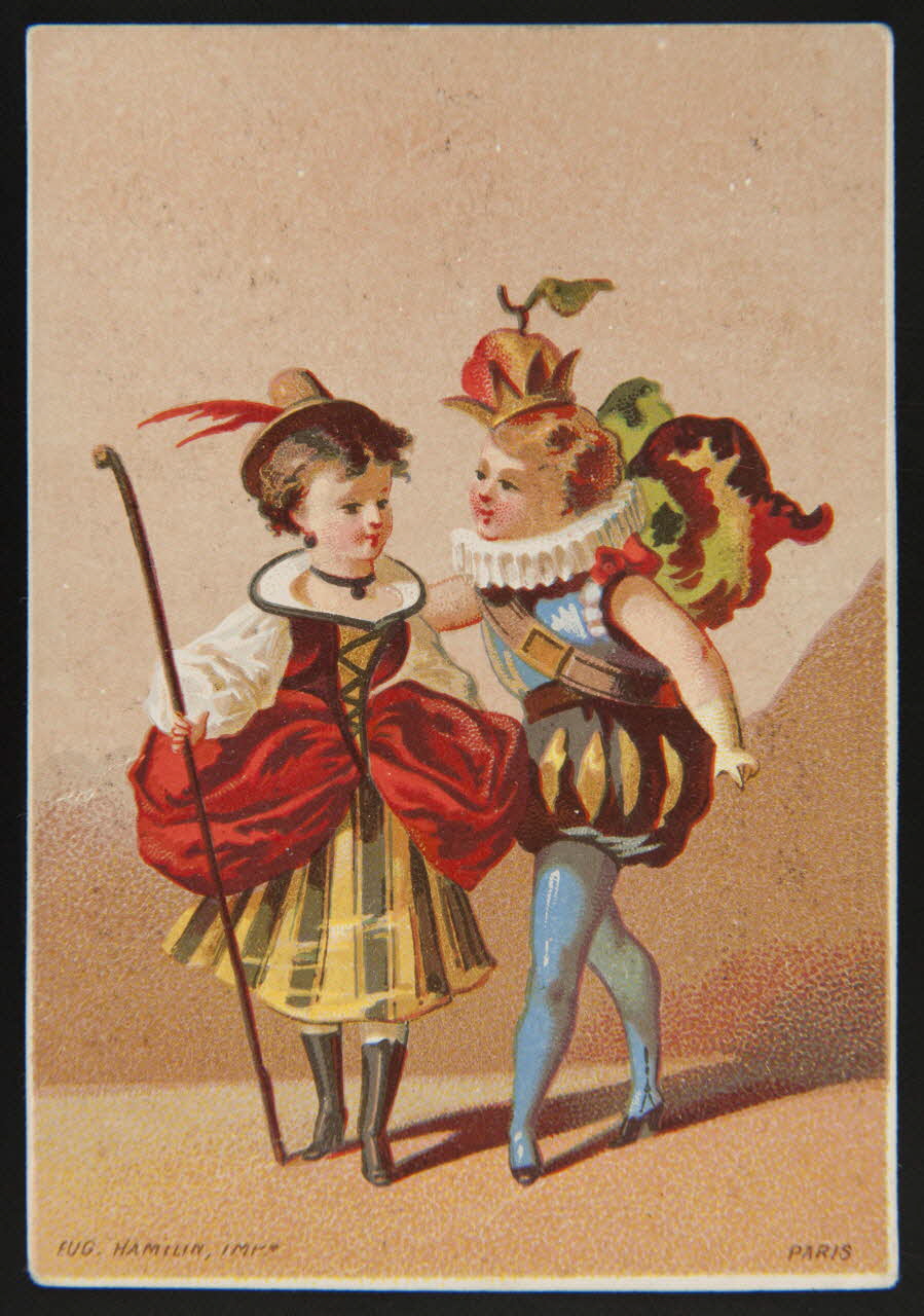 Hamelin carte réclame chromo Paris 1870 1995.1.3934.4 Photo