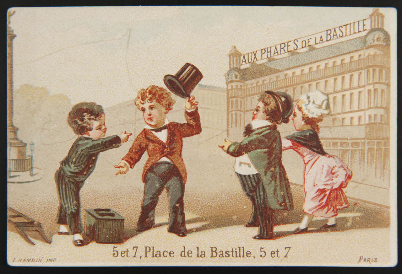 Hamelin carte réclame chromo Paris 1870 1995.1.3936.2 Photo