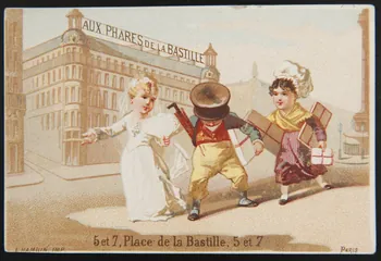 Hamelin carte réclame chromo Paris 1870 1995.1.3936.8 Photo