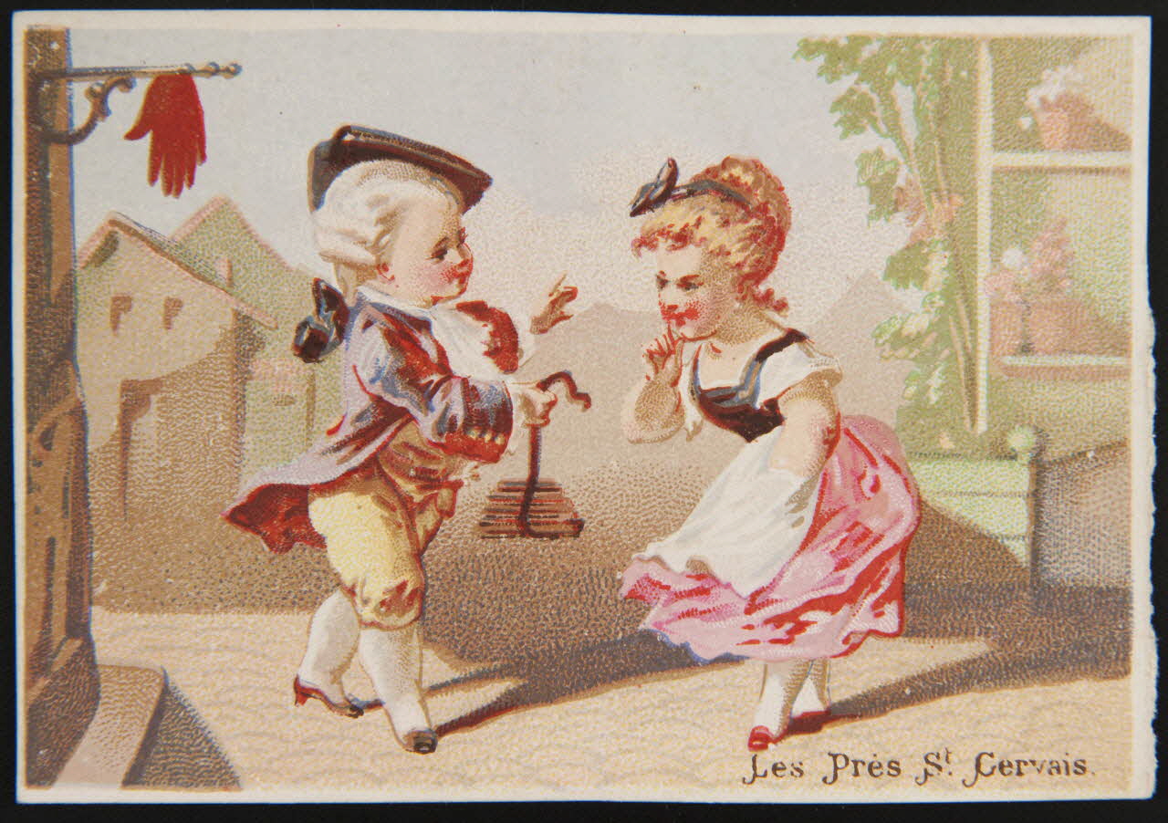 Hamelin carte réclame chromo Paris 1870 1995.1.3937.7 Photo