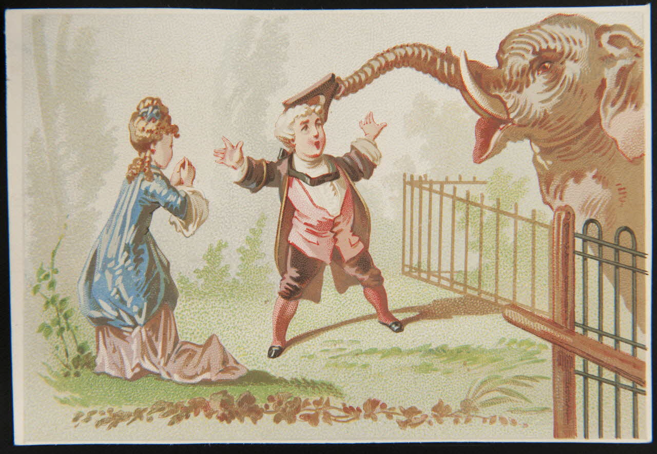 Hamelin carte réclame chromo Paris 1870 1995.1.3938.2 Photo