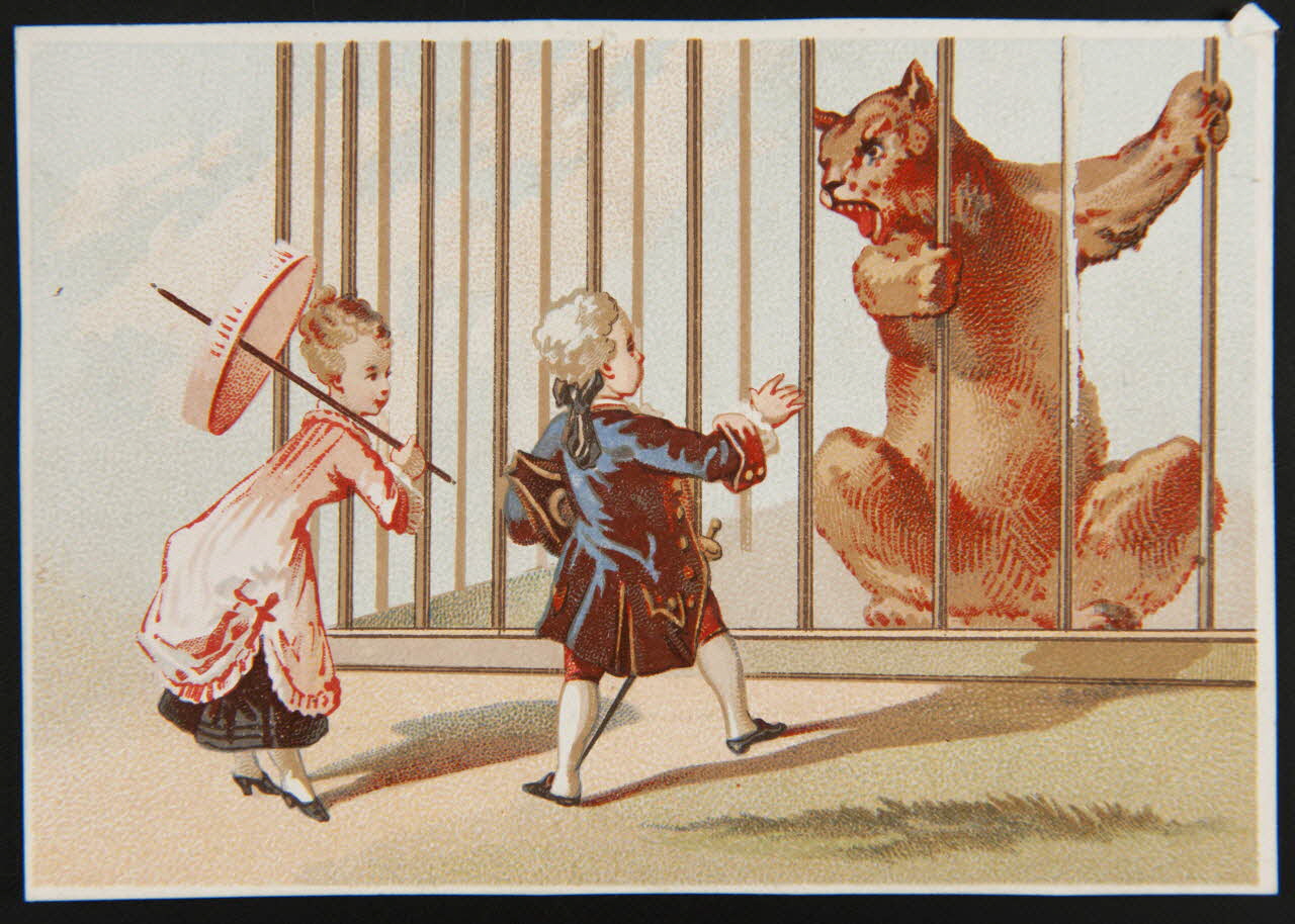 Hamelin carte réclame chromo Paris 1870 1995.1.3938.4 Photo