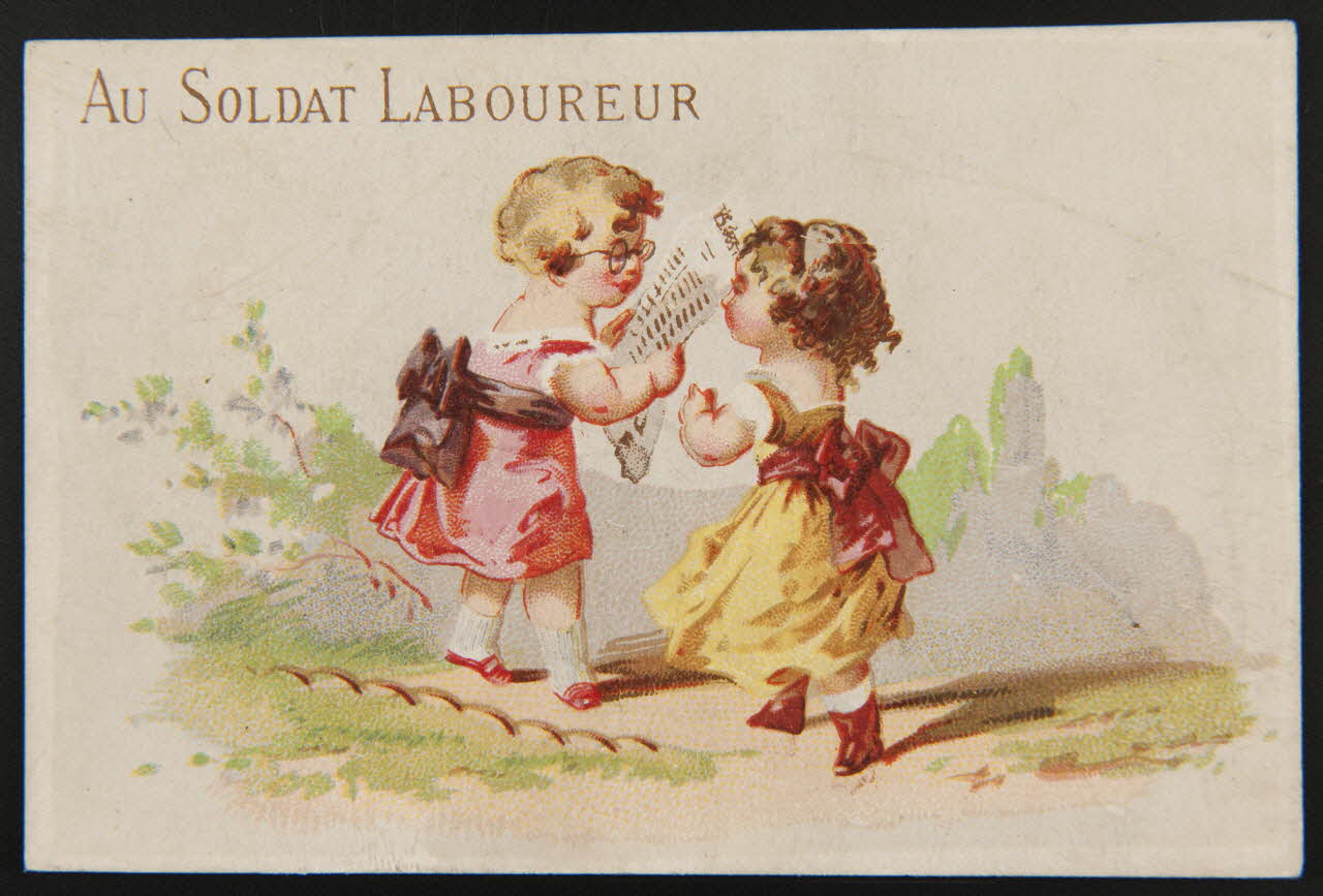 Hamelin carte réclame chromo Paris 1870 1995.1.3939.2 Photo