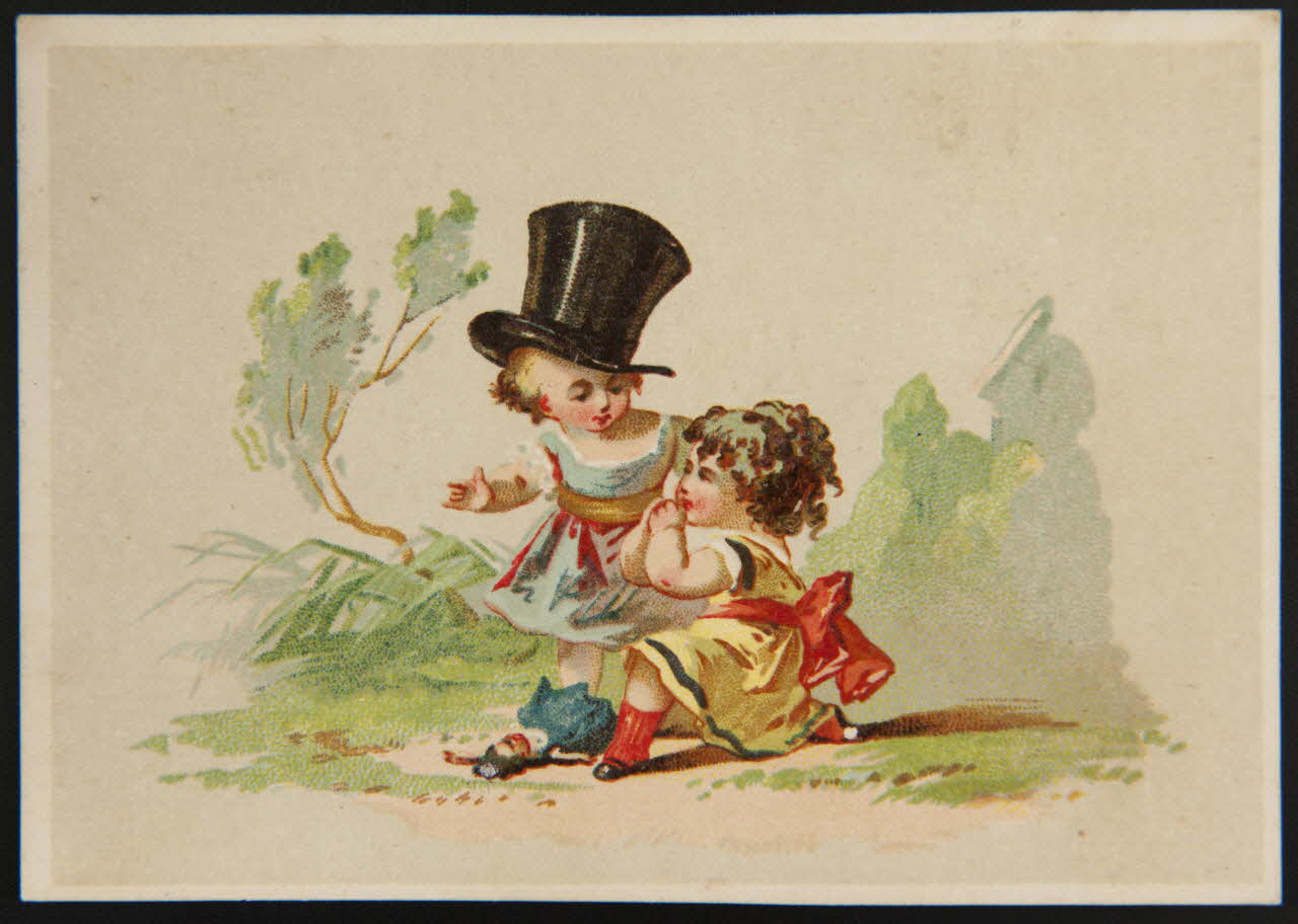 Hamelin carte réclame chromo Paris 1870 1995.1.3939.3 Photo