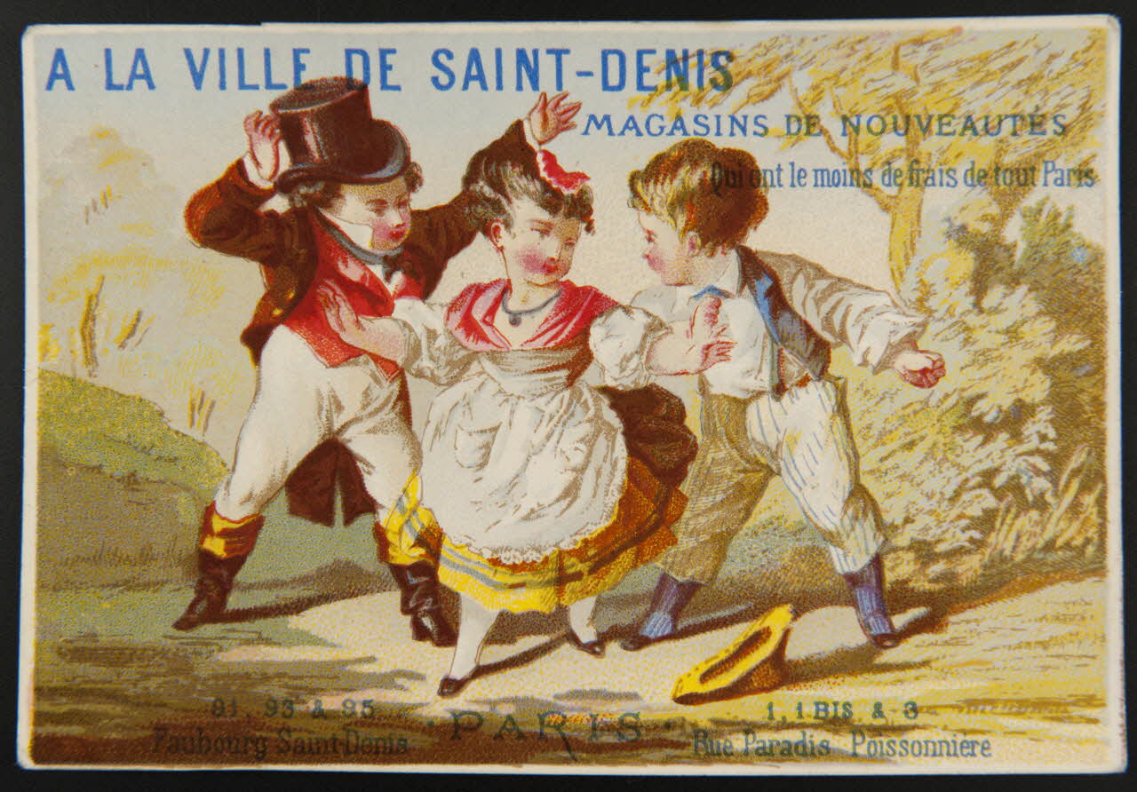Hamelin carte réclame chromo Paris 1870 1995.1.3940.1 Photo