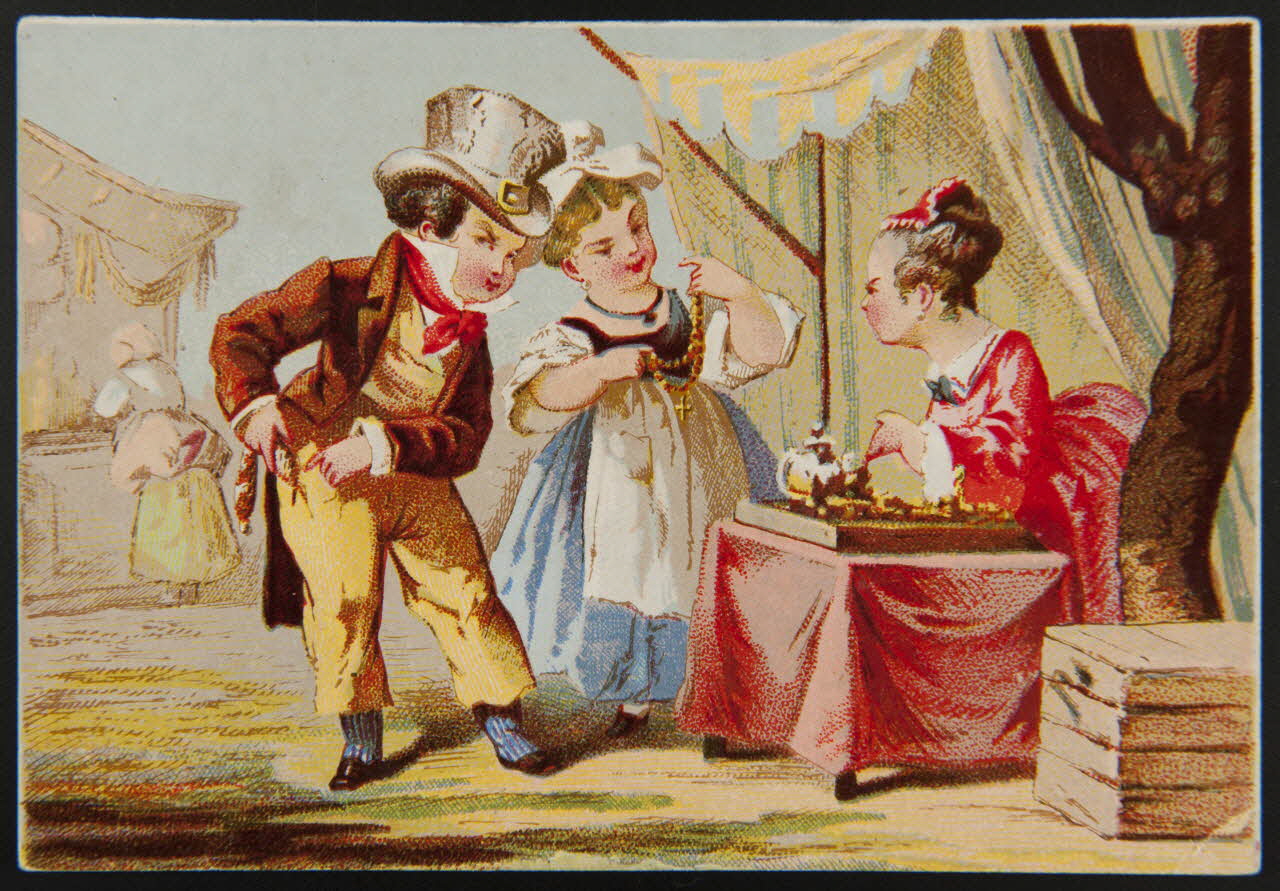 Hamelin carte réclame chromo Paris 1870 1995.1.3940.3 Photo