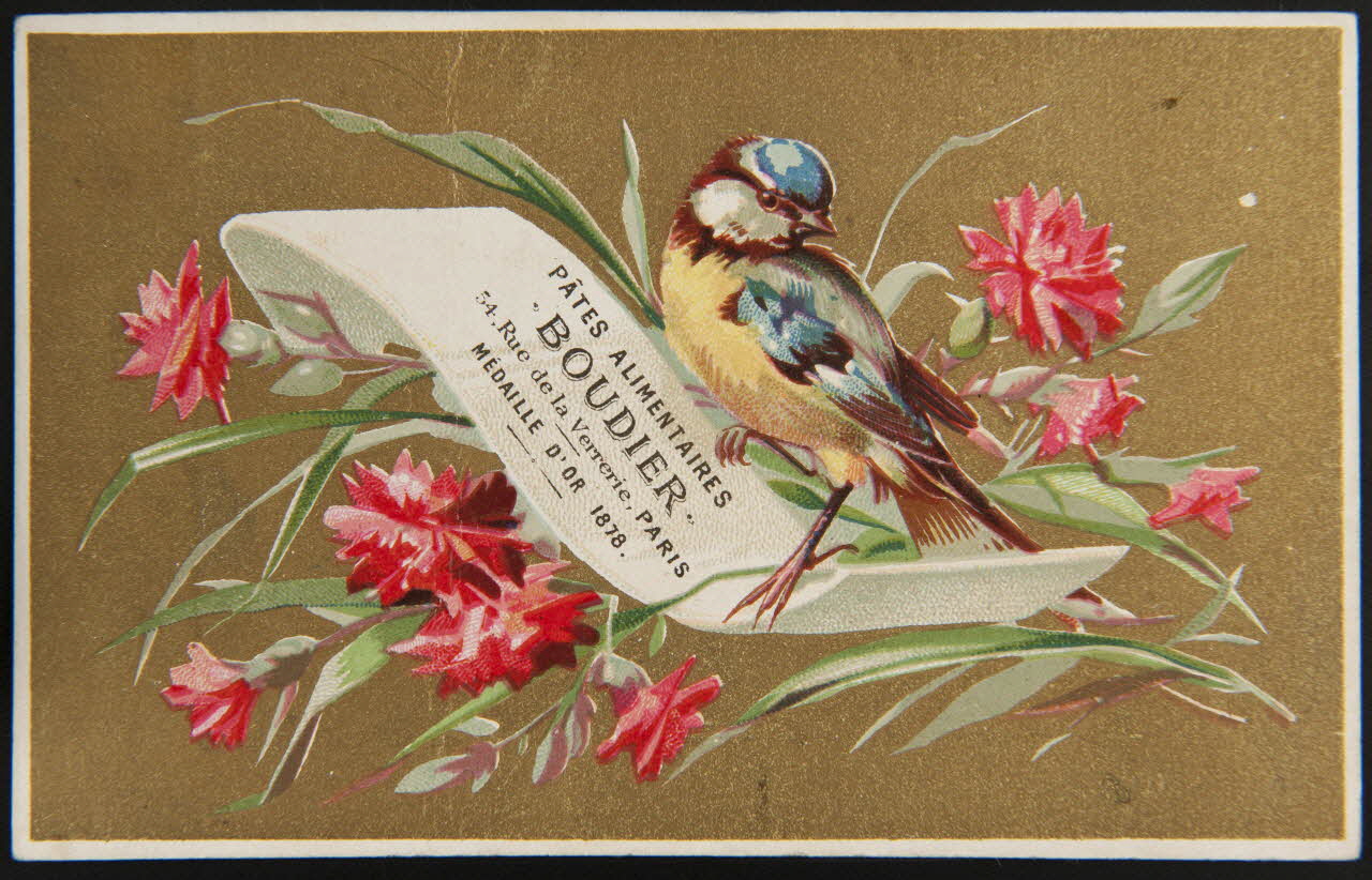 Hamelin (éditeur), Deymarie carte réclame chromo Paris 1870 1995.1.3941.3 Photo