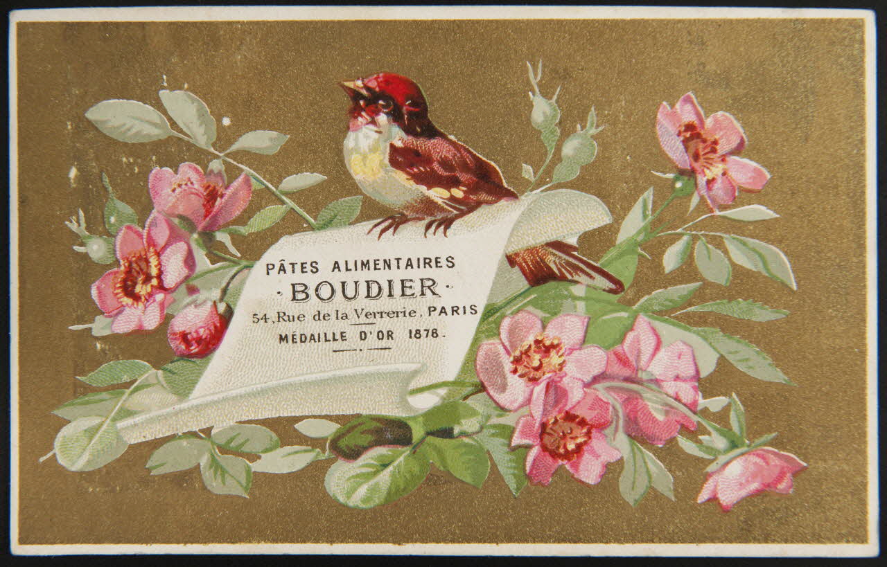 Hamelin (éditeur), Deymarie carte réclame chromo Paris 1870 1995.1.3941.6 Photo