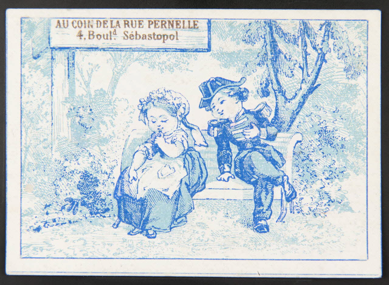 Herbemont carte réclame chromo Paris 1874-1876 1995.1.3951.2 Photo