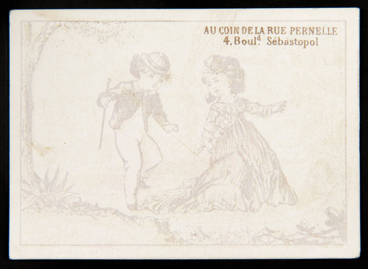 Herbemont carte réclame chromo Paris 1874-1876 1995.1.3951.4 Photo