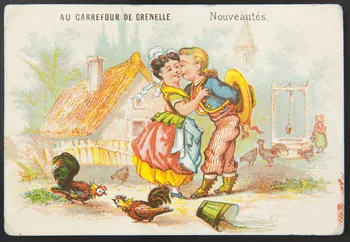 Herbemont carte réclame chromo Paris 1874-1876 1995.1.3952.1  Photo