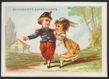 Herbemont (éditeur), Lefranc carte réclame chromo Paris 1874-1876 1995.1.3954.2  Photo