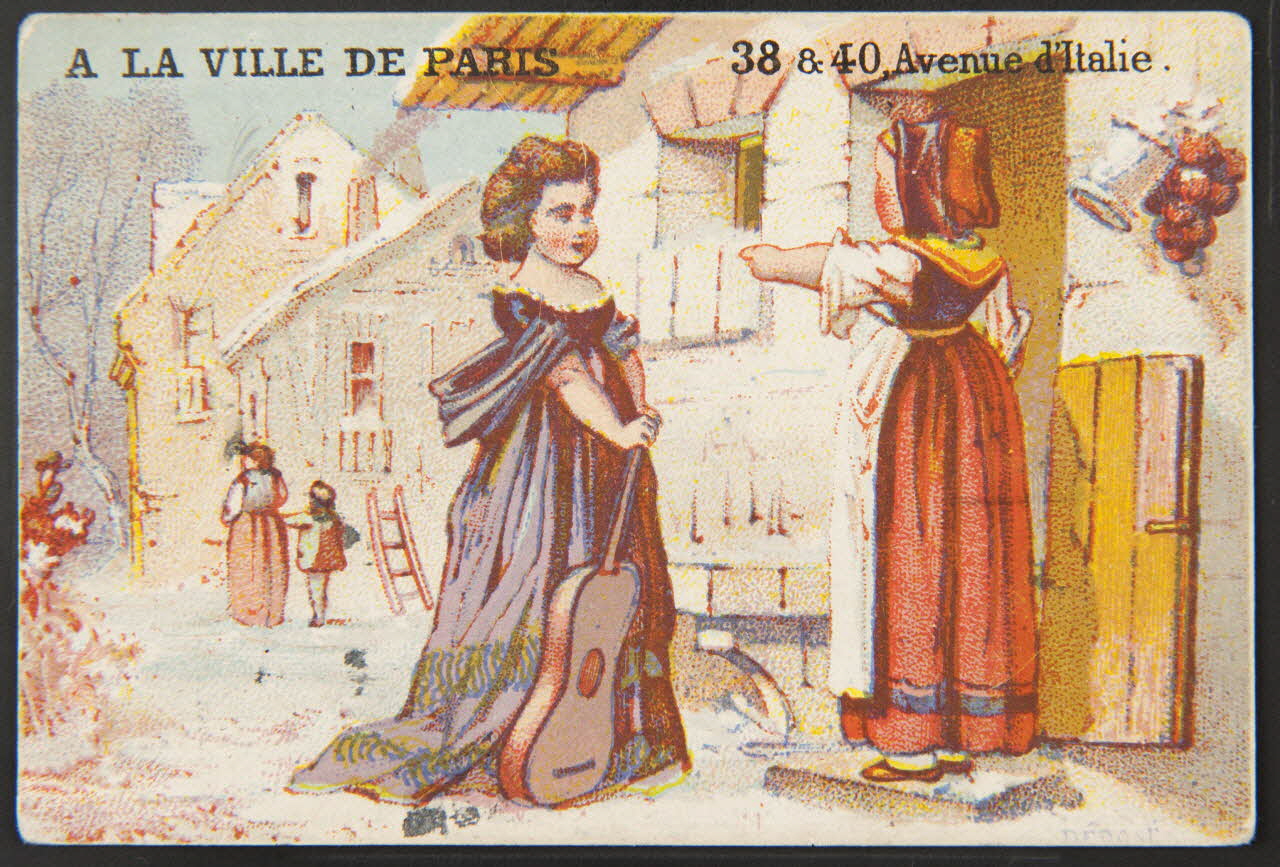 Herbemont carte réclame chromo Paris 1874-1876 1995.1.3955.1 Photo